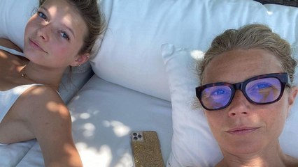 Gwyneth Paltrow and Apple Martin Rang In 2023 While Wearing Coordinating String Bikinis
