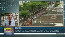 teleSUR Noticias 11:30 03-01: Funeral del exfutbolista Pelé avanza en Brasil