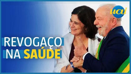 Nísia Trindade assina 'revogaço' no Min. da Saúde