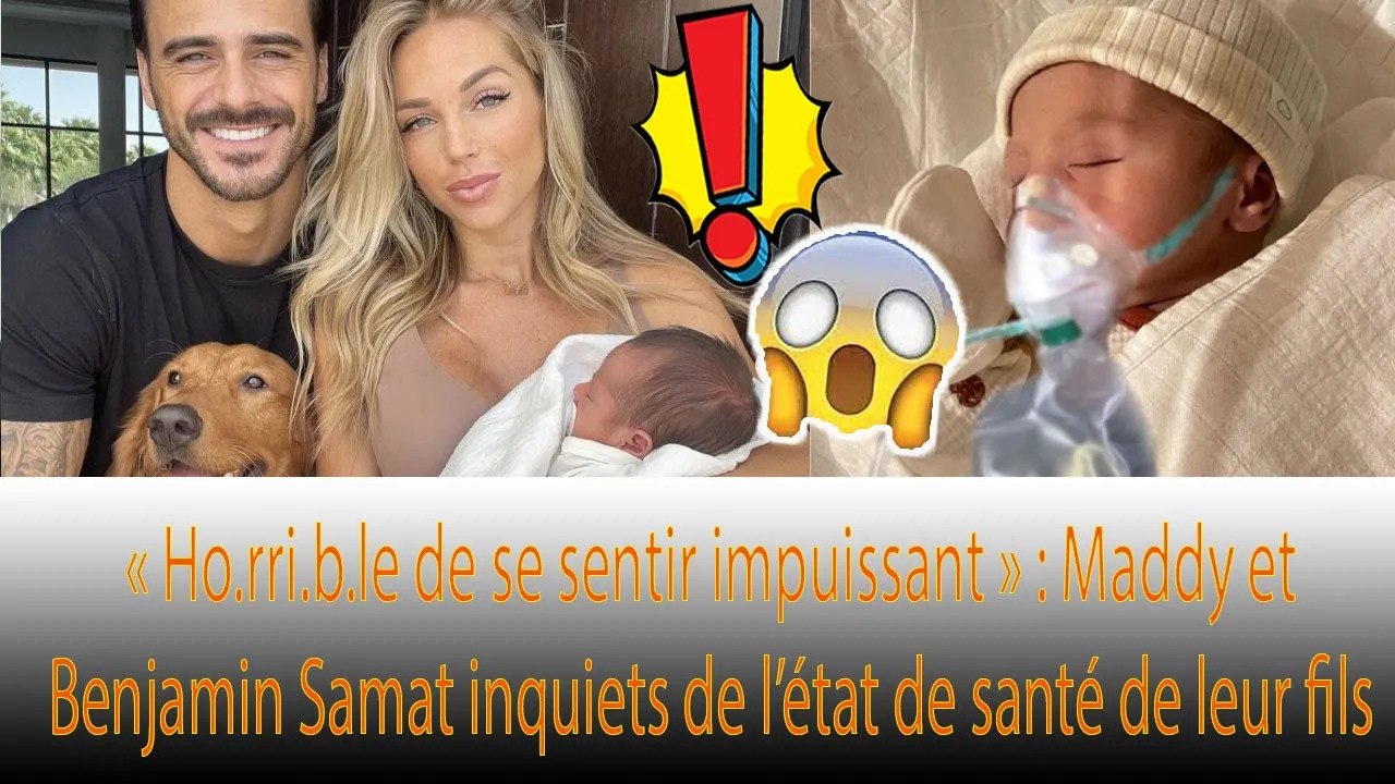 Benjamin Samat ont emmené leur fils à l'hôpital, où Andrea "se tordait de douleur". Ils ont confié :