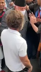 जम्मू कश्मीर के पूर्व मुख्यमंत्री फारूक अब्दुल्ला भी लोनी में भारत जोड़ो यात्रा में हुए शामिल