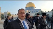 Ministro Israele Ben Gvir a Spianata Moschee, rabbia palestinesi