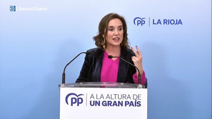 Cuca Gamarra carga contra Sánchez y le llama "trilero" del paro