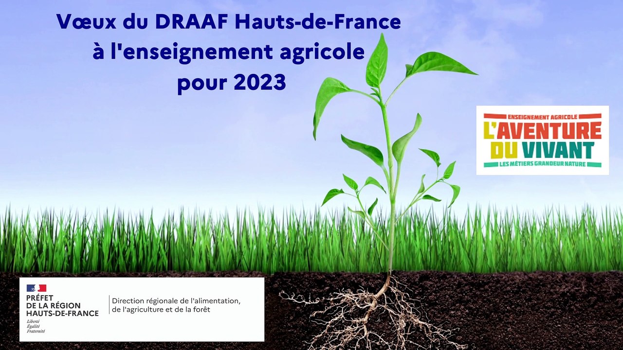 Voeux du DRAAF à l'enseignement agricole régional pour 2023
