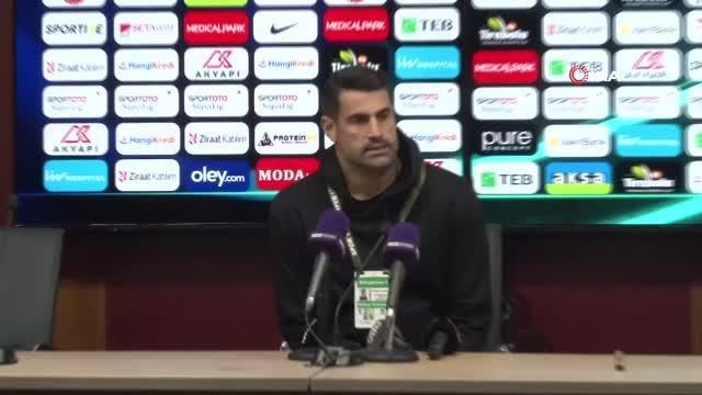 Volkan Demirel: Bizim adımıza 2 puan kaybettiğimiz bir maçtı