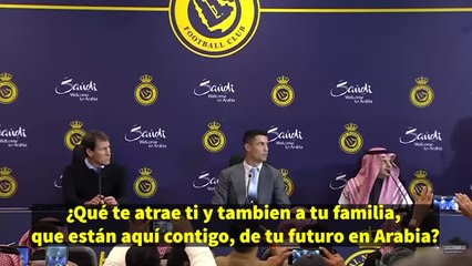 Le preguntan a Cristiano qué es lo que más le atrae de Arabia y la respuesta