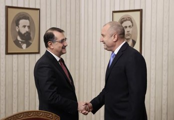 Bulgaristan Cumhurbaşkanı Radev, Enerji ve Tabii Kaynaklar Bakanı Dönmez'i kabul etti