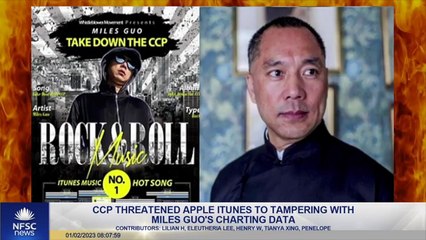 CCP Threatened Apple iTunes to Tampering with Miles Guo's Charting Data