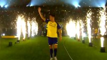 Cristiano Ronaldo ovacionado en su presentación con el club saudita Al-Nassr