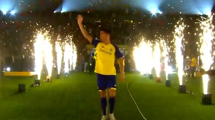 Cristiano Ronaldo ovacionado en su presentación con el club saudita Al-Nassr