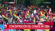 Plataformas de La Paz y Cochabamba saldrán en marchas para pedir la liberación de Camacho 