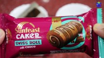 Sunfeast Caker Trinity with Choco and Swiss Roll with Choco