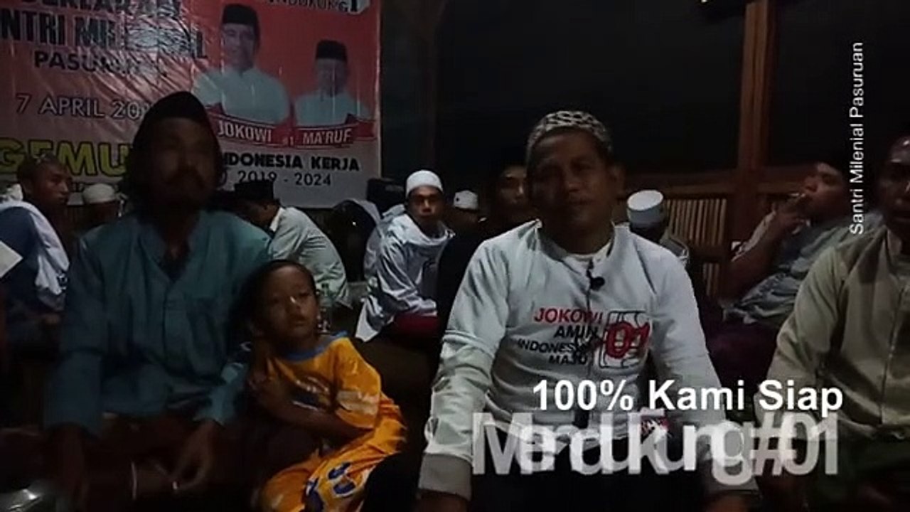 Mustafa: Dukung Pak Jokowi-Kyai Ma'ruf Amin 100%