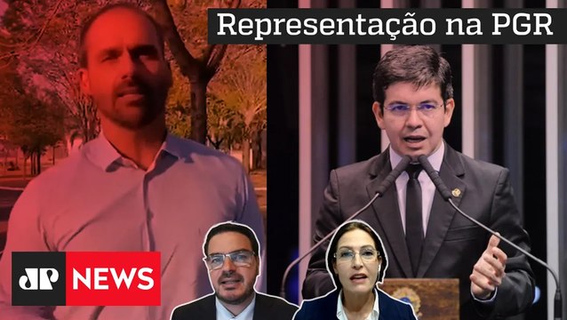 Eduardo Bolsonaro acusa Randolfe Rodrigues de ativismo judicial