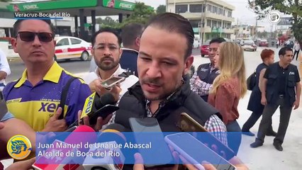 Reinauguran la calle Paseo Jardín en concreto hidráulico en Boca del Río