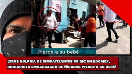 ¡Simpatizantes de MC hacen a brigadista de morena algo indescriptible!