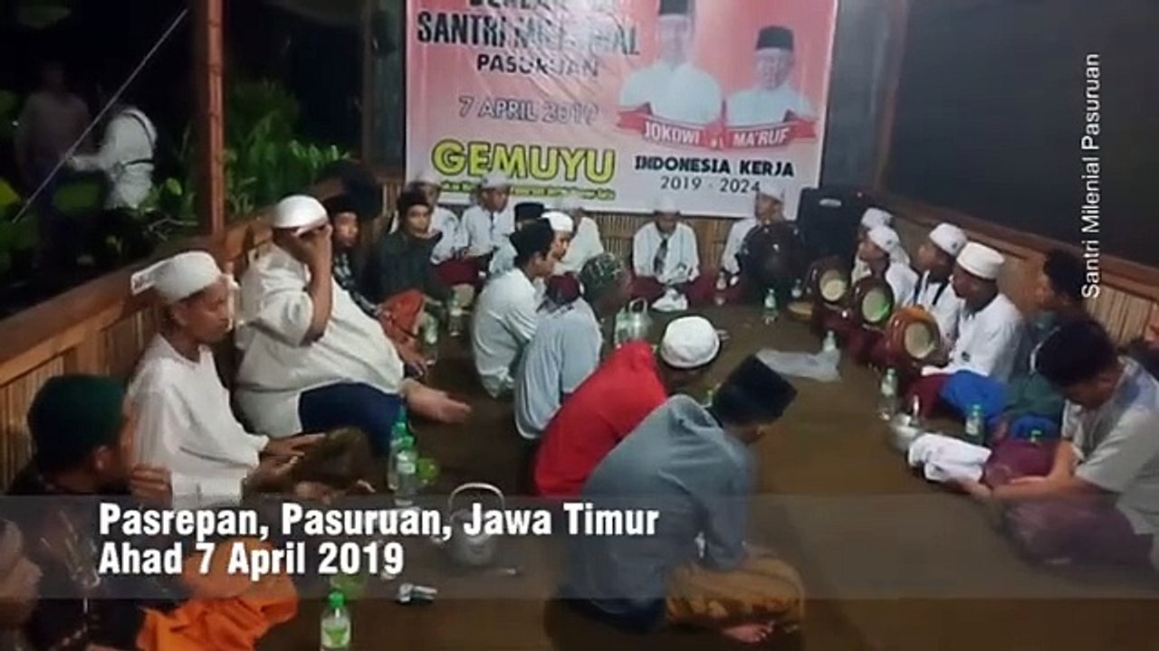 Kilasan Deklarasi Santri Milenial Pasuruan