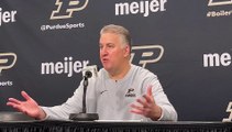 Purdue coach Matt Painter reacts to loss against Rutgers