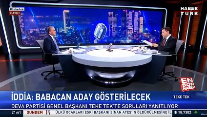 Ali Babacan'dan adaylık sinyali
