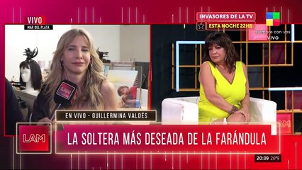 Guillermina Valdés reveló cuántos romances tuvo desde la separación con Marcelo Tinelli.
