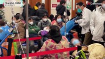 Watch: Shanghai hospital overloaded as Covid cases surge