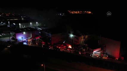 Bursa'da fabrika yangını!