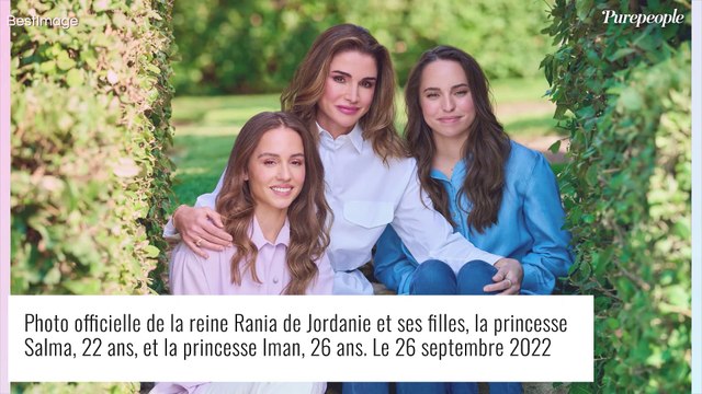 Rania de Jordanie, radieuse : Rare photo entourée de ses 4 enfants, la belle Iman son portrait craché !