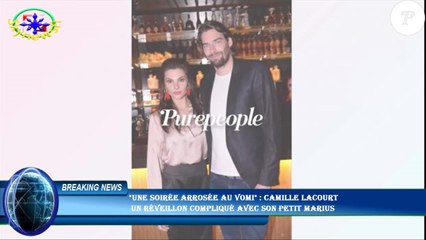 "Une soirée arrosée au vomi" : Camille Lacourt  un réveillon compliqué avec son petit Marius