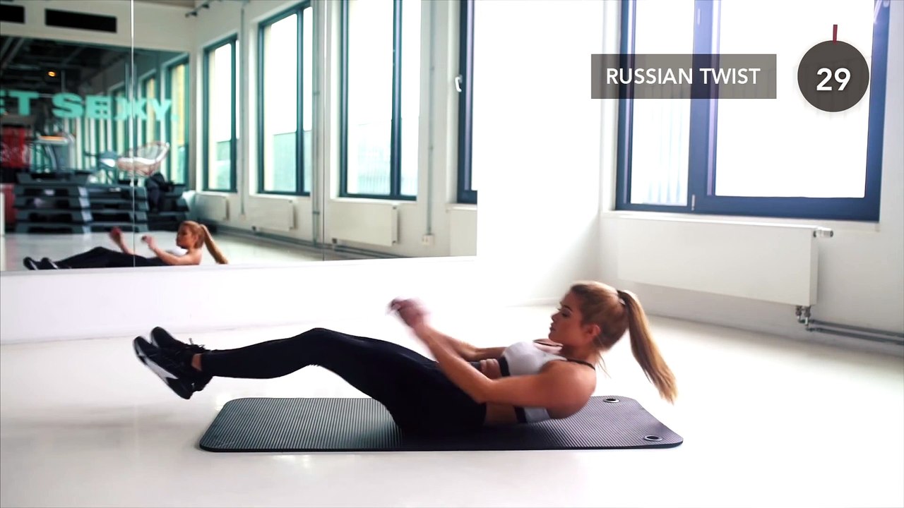 10 MIN SIXPACK WORKOUT  No Equipment  Pamela Reif