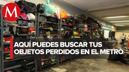 Más de mil objetos olvidados en el Metro de CdMx en 2022