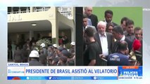 Presidente Lula rindió sus respetos a familia de Pelé