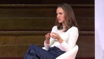 Natalie Portman and Yuval Noah Harari