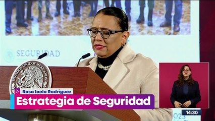 Rosa Icela Rodríguez destaca la reducción de delitos del fuero común y federal durante 2022