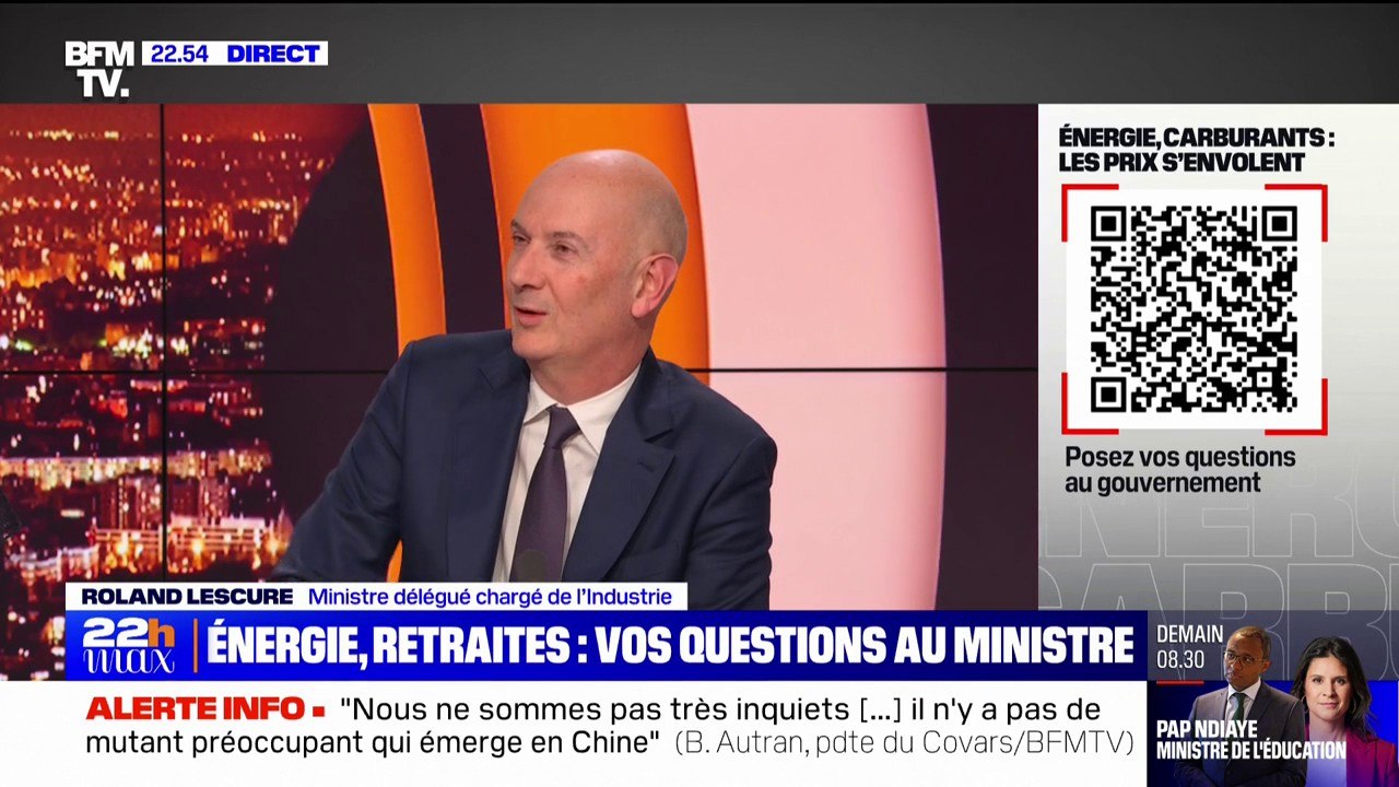 Roland Lescure sur les retraites: "J'espère que les syndicats vont regarder l'ensemble de l'œuvre et pas seulement le totem de l'âge de départ"