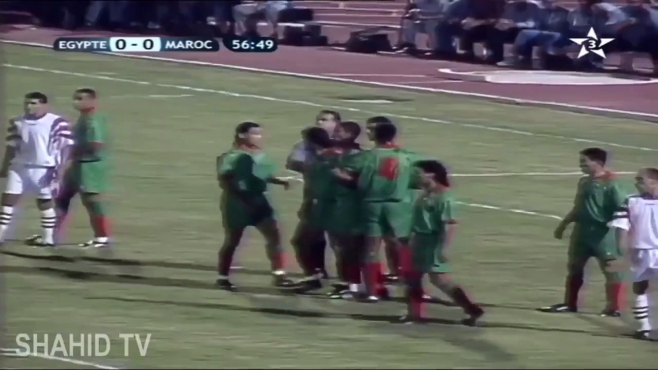 الشوط الثاني من مباراة - مصر و المغرب 1_1 تصفيا...