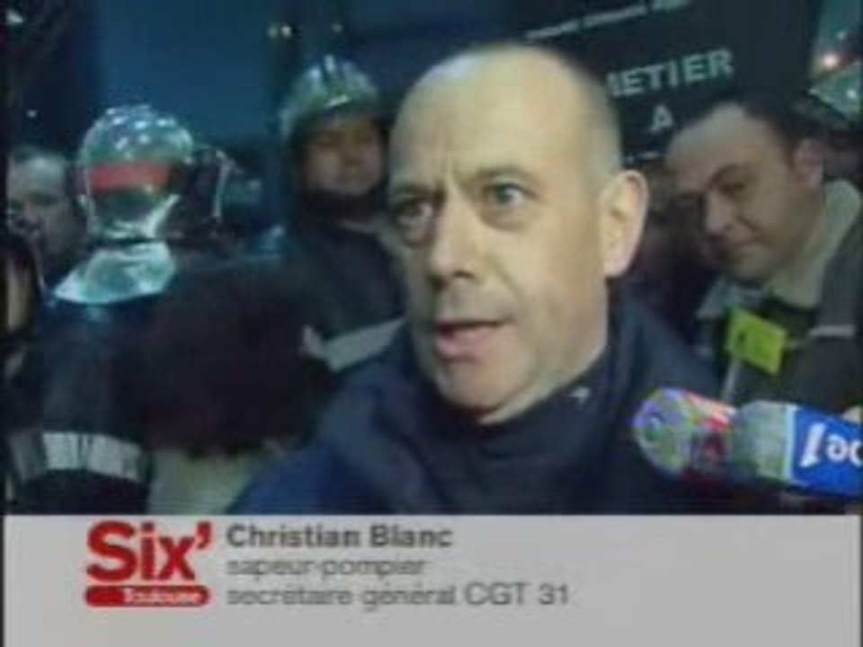 Pompiers de Toulouse en grêve