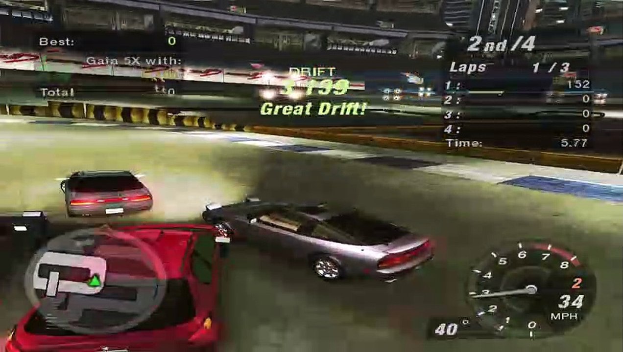 Need For Speed Underground 2 Career Race 5, NSF UG 2 C R5 Game play MadPro