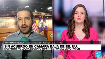Informe desde Washington: McCarthy no logra liderato tras tres rondas de votación