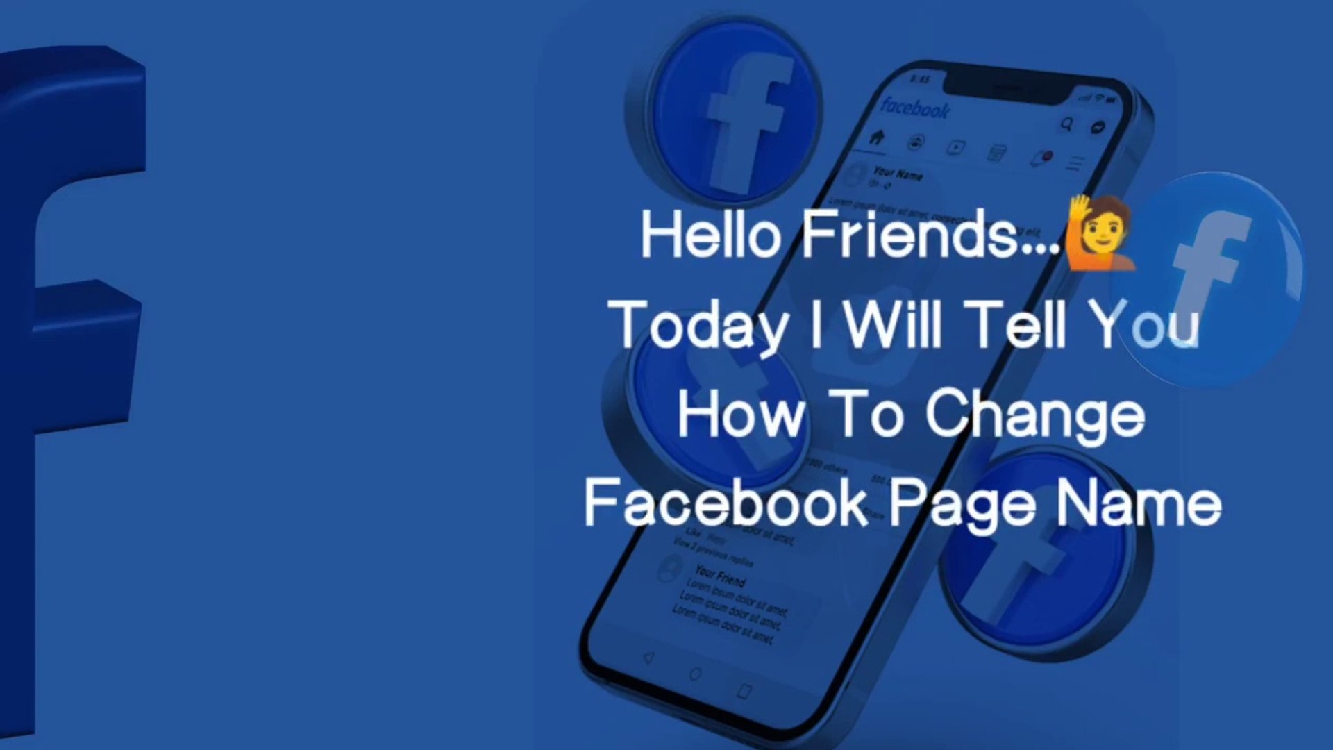 ⁣How To Change Facebook Page Name Very Easily _ Facebook Page Ka Name Kesy Change Karen _ FB Setting