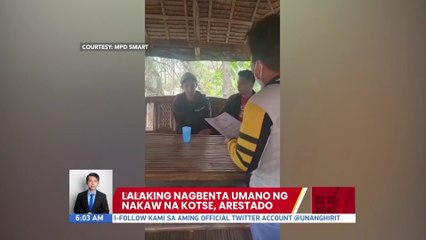 Lalaking nagbenta umano ng nakaw na kotse, arestado | UB