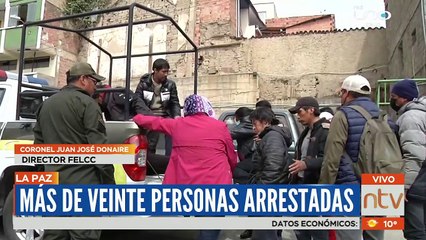 Más de 20 personas arrestadas
