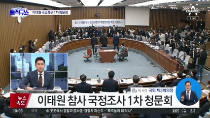 이태원 참사 국정조사 1차 청문회