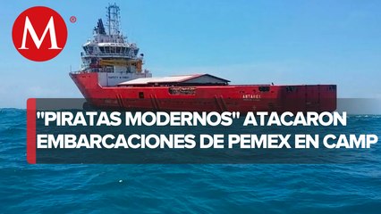 Presuntos delincuentes han atacado embarcaciones de Pemex en Campeche
