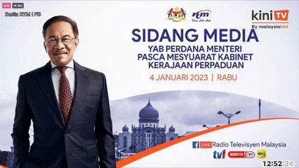 LIVE: Prime Minister Anwar Ibrahim holds post-cabinet press conference