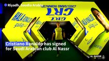 Cristiano Ronaldo gets rapturous welcome at new Saudi club Al Nassr