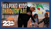 Engaging kids with art helps improve their behavior