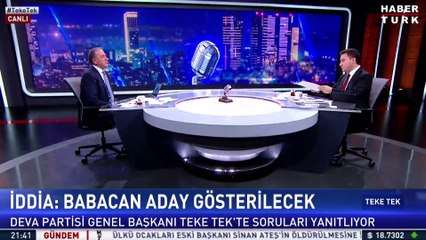 Babacan'dan adaylık açıklaması: Altılı Masa mutabakata varırsa en iyi şekilde yaparım, sorun yok