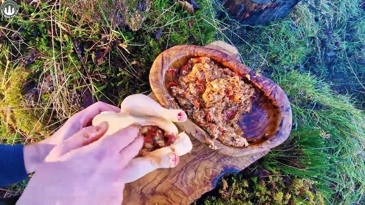 Whole CHICKEN cooked outdoors ASMR cooking, Relaxing Sounds, Camping,