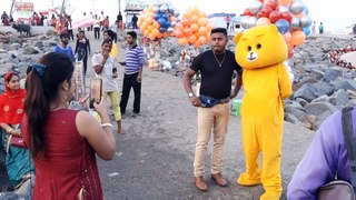 Digha prank part-2 / Teddy in digha / Teddy bear prank in digha / Comedy Video /Hindi / Teddy Sona