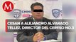La fiscalía de Chihuahua cesó al director del CERESO 3 de Ciudad Juárez, Alejandro Alvarado Téllez